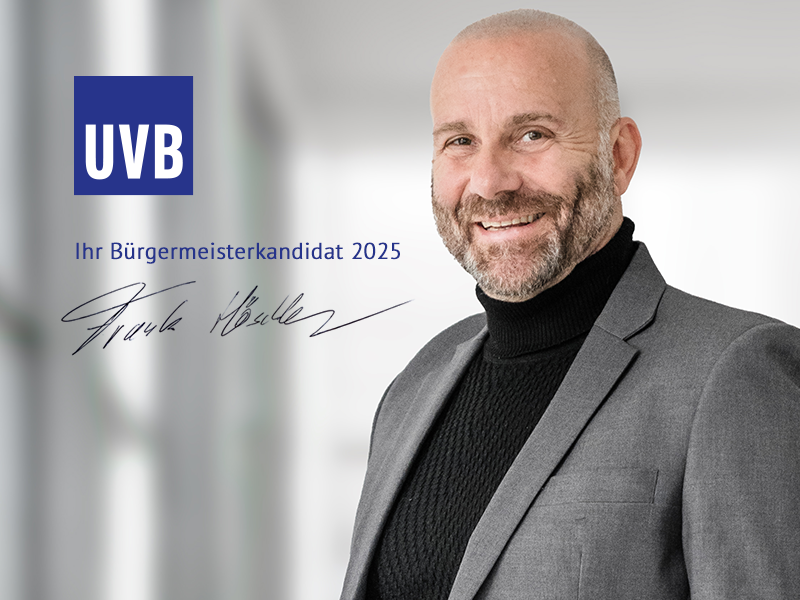Portrait Bürgermeisterkandidat Frank Höschler