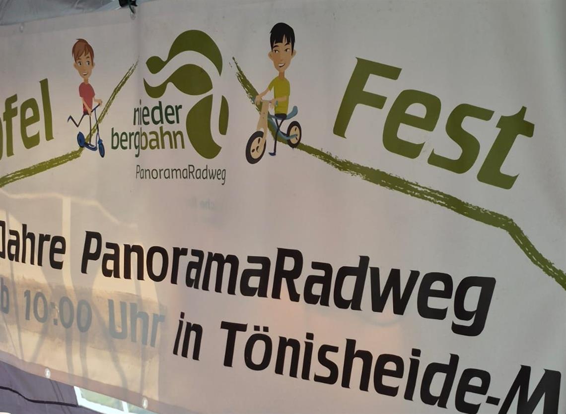 Großer Besucherandrang beim Sommerfest am Panorama-Radweg
